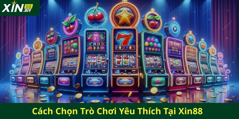 Cách Chọn Trò Chơi Yêu Thích Tại Xin88